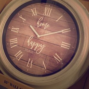 Farmhouse style wall clock